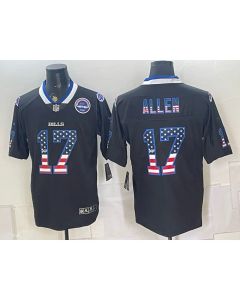 Youth Buffalo Bills #17 Josh Allen Black Vapor Limited Jersey (Style 19)
