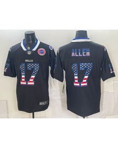 Youth Buffalo Bills #17 Josh Allen Black Vapor Limited Jersey (Style 20)