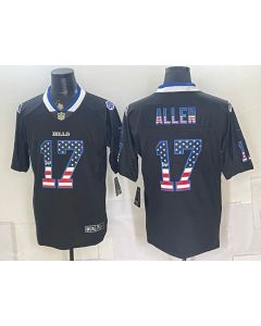 Youth Buffalo Bills #17 Josh Allen Black Vapor Limited Jersey (Style 21)