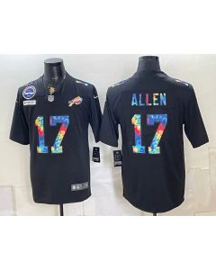 Youth Buffalo Bills #17 Josh Allen Black Vapor Limited Jersey (Style 23)