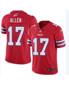 Youth Buffalo Bills #17 Josh Allen Red Vapor Untouchable Limited Stitched NFL Jersey
