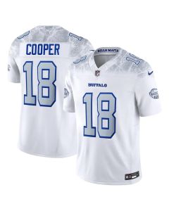 Youth Buffalo Bills #18 Amari Cooper White Rivalries Collection F.U.S.E. Vapor Limited Stitched Jersey (White)
