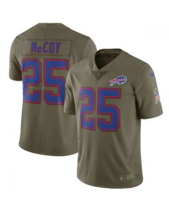 Youth Buffalo Bills #25 LeSean McCoy Olive Salute To Service Limited Stitched NFL Jersey