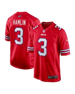 Youth Buffalo Bills #3 Damar Hamlin Nike Red Alternate Game Jersey (Red)