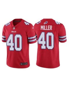 Youth Buffalo Bills #40 Von Miller Red Vapor Untouchable Limited Stitched Jersey