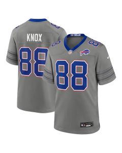 Youth Buffalo Bills #88 Dawson Knox Nike Gray Nickel City Game Jersey (Gray)