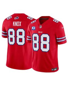 Youth Buffalo Bills #88 Dawson Knox Red 2026 With 1-Star C Patch Vapor F.U.S.E. Untouchable Limited Jersey