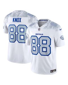 Youth Buffalo Bills #88 Dawson Knox White Rivalries Collection F.U.S.E. Vapor Limited Stitched Jersey (White)