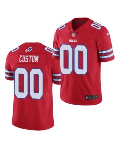 Youth Buffalo Bills Red Vapor Untouchable Stitched Limited Custom Jersey (Red)