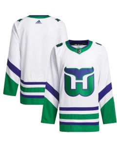 Youth Carolina Hurricanes Blank White Stitched Jersey