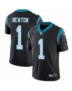 Youth Carolina Panthers #1 Cam Newton Black Vapor Untouchable Limited Stitched NFL Jersey
