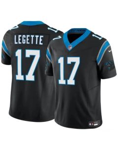Youth Carolina Panthers #17 Xavier Legette Black 2024 Draft F.U.S.E Vapor Untouchable Limited Stitched Jersey