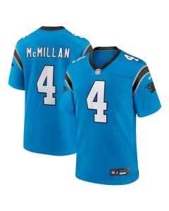 Youth Carolina Panthers #4 Tetairoa McMillan Blue Alternate Game Jersey (Blue)