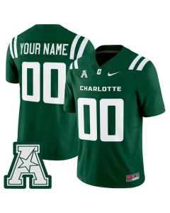 Youth Charlotte 49ers Green 2025 Vapor F.U.S.E. Limited Custom Jersey