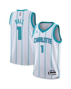 Youth Charlotte Hornets #1 LaMelo Ball Teal Swingman Icon Edition Jersey