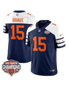 Youth Chicago Bears #15 Rome Odunze Navy 2025 Champions Vapor F.U.S.E. Limited Jersey (2025)
