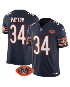 Youth Chicago Bears #34 Walter Payton Navy 2025 F.U.S.E. With VMH Patch Vapor Untouchable Limited Stitched Football Jersey (Navy)