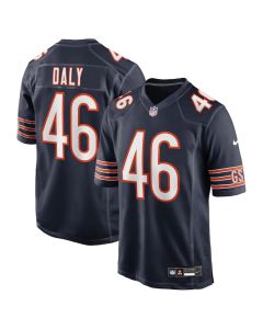 Youth Chicago Bears #46 Scott Daly Nike Navy Team Game Jersey (Navy)