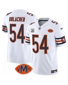 Youth Chicago Bears #54 Brian Urlacher White 2025 F.U.S.E. With 4-Star C Patch VMH Patch Vapor Untouchable Limited Stitched Football Jersey (White)