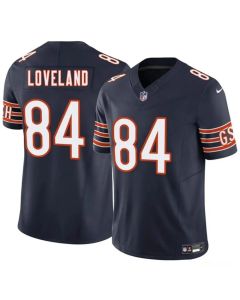 Youth Chicago Bears #84 Colston Loveland Navy 2025 Draft Vapor F.U.S.E. Limited Stitched Football Jersey
