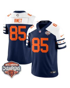 Youth Chicago Bears #85 Cole Kmet Navy 2025 Champions Vapor F.U.S.E. Limited Jersey (Style 4)