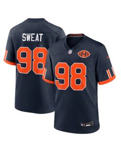 Youth Chicago Bears #98 Montez Sweat Navy 2026 Rivalries Collection Game Jersey (Navy)