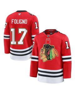 Youth Chicago Blackhawks #17 Nick Foligno Red Centennial Jersey