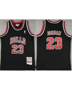 Youth Chicago Bulls #23 Michael Jordan Black Stitched Basketball Jersey