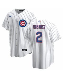 Youth Chicago Cubs #2 Nino Hoerner White Cool Base Stitched Baseball Jersey (White)