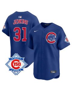Youth Chicago Cubs #31 Fergie Jenkins Royal Nike Alternate Vapor Limited 150th Anniversary Authentic Lettering Jersey (Royal)