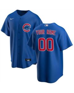 Youth Chicago Cubs Royal Stitched Baseball Custom Jersey (Royal)