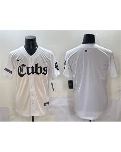 Youth Chicago Cubs White "Gothic North Side Edition" Vapor Premier Limited Stitched Baseball Jersey