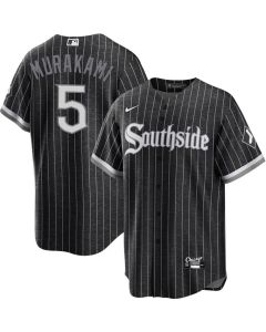 Youth Chicago White Sox #5 Munetaka Murakami Black Alternate Southside Jersey (Alternate)