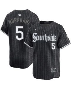 Youth Chicago White Sox #5 Munetaka Murakami Black Alternate Southside Jersey