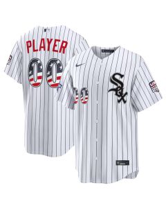 Youth Chicago White Sox Nike White 2026 All-Star Edition Stars & Stripes Stadium Custom Jersey (White)