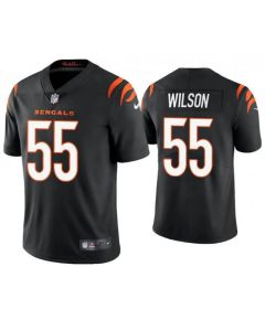 Youth Cincinnati Bengals #55 Logan Wilson Black Vapor Untouchable Limited Stitched Jersey