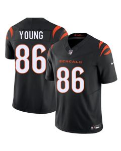 Youth Cincinnati Bengals #86 Colbie Young Black 2026 NFL Draft Vapor F.U.S.E. Limited Jersey (Black)