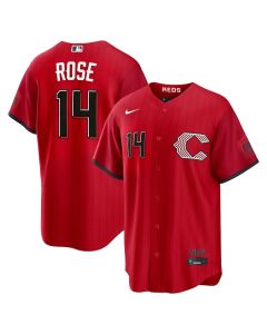 Youth Cincinnati Reds #14 Pete Rose Red 2026 City Connect Stitched Jersey (Red Rose)