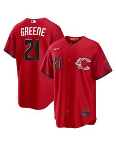 Youth Cincinnati Reds #21 Hunter Greene Red 2026 City Connect Stitched Jersey (Red)