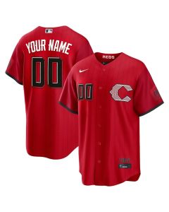 Youth Cincinnati Reds Red 2026 City Connect Vapor Premier Limite Stitched Custom Jersey (Red)