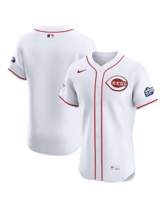 Youth Cincinnati Reds White 2025 MLB Speedway Classic Home Elite Jersey (White)