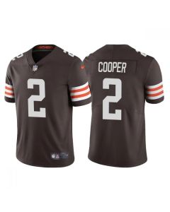 Youth Cleveland Browns #2 Amari Cooper Brown Vapor Untouchable Limited Stitched Jersey (Brown)