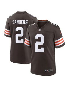 Youth Cleveland Browns #2 Shedeur Sanders Brown 2025 NFL Draft Game Jersey (Brown)