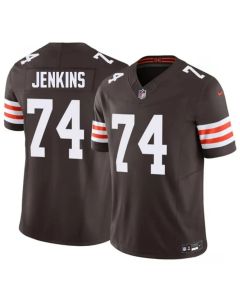 Youth Cleveland Browns #74 Elgton Jenkins Brown 2026 F.U.S.E. Vapor Limited Stitched Football Jersey