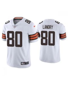 Youth Cleveland Browns #80 Jarvis Landry White Vapor Untouchable Limited Stitched Jersey