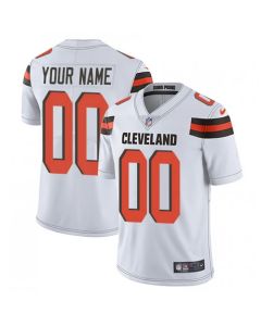 Youth Cleveland Browns Customized White Vapor Untouchable Stitched Football Jersey