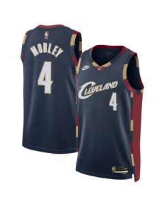 Youth Cleveland Cavaliers #4 Evan Mobley Black 2025/26 Hardwood Classics Jersey