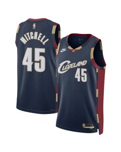 Youth Cleveland Cavaliers #45 Donovan Mitchell Black 2025/26 Hardwood Classics Jersey (Black)