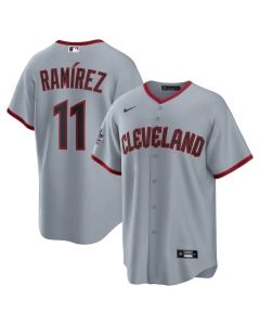 Youth Cleveland Guardians #11 Jose Ramirez Gray 2025 MLB All-Star Game Road Replica Player Jersey