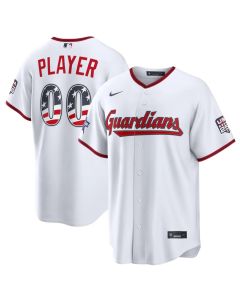 Youth Cleveland Guardians Nike White 2026 All-Star Edition Stars & Stripes Stadium Custom Jersey (White)